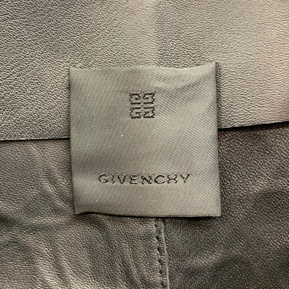 GIVENCHY SS 2021 Size 4 Brown Crocodile Effect Vintage Leather Mini Skirt - Picture 7 of 7